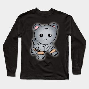 Cute Silver Baby Bear Long Sleeve T-Shirt